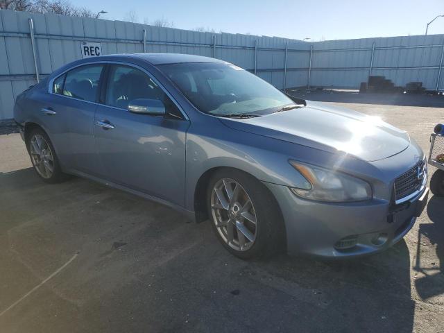 1N4AA5AP2BC805595 - 2011 NISSAN MAXIMA S BLUE photo 4