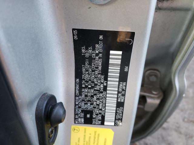 JTEEW21A160012430 - 2006 TOYOTA HIGHLANDER HYBRID SILVER photo 13