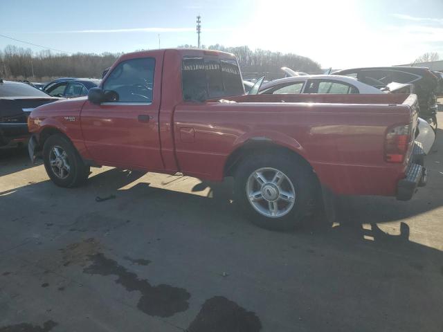 1FTYR10D13PB88637 - 2003 FORD RANGER RED photo 2