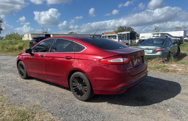 3FA6P0HD9ER282231 - 2014 FORD FUSION SE RED photo 3