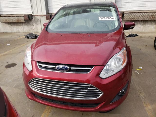 1FADP5CU1FL103966 - 2015 FORD C-MAX PREMIUM SEL RED photo 5