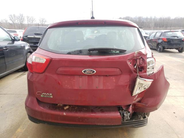 1FADP5CU1FL103966 - 2015 FORD C-MAX PREMIUM SEL RED photo 6