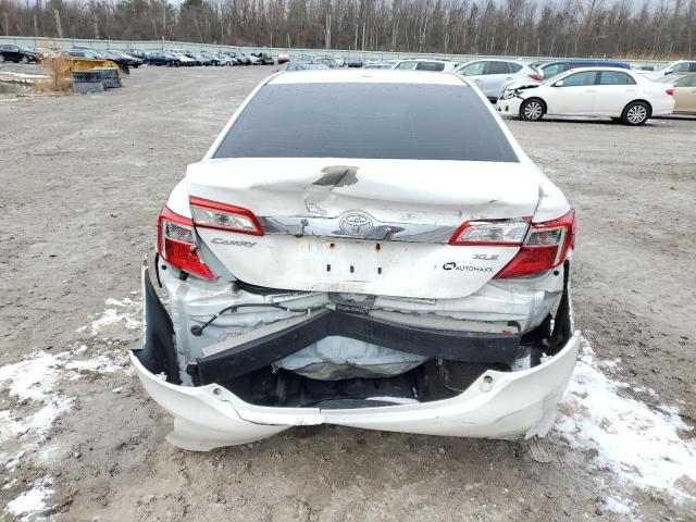 4T1BF1FKXCU517319 - 2012 TOYOTA CAMRY BASE WHITE photo 6