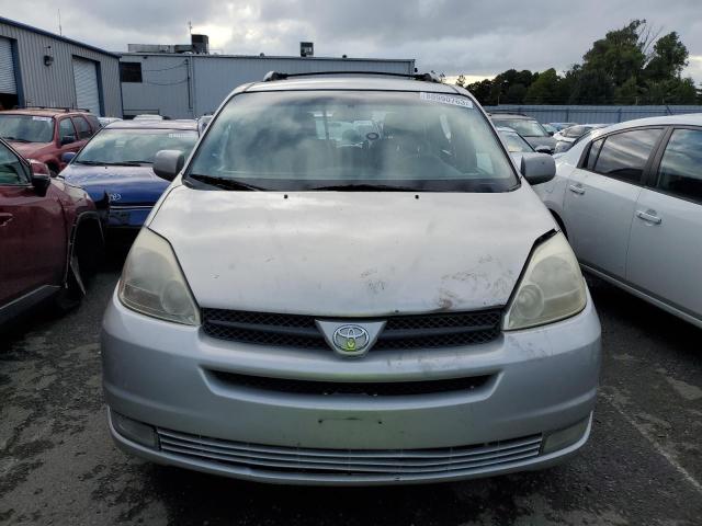 5TDZA22C75S334229 - 2005 TOYOTA SIENNA XLE SILVER photo 5