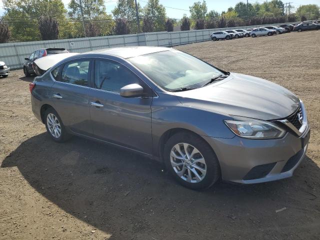 3N1AB7AP3KY338295 - 2019 NISSAN SENTRA S رمادي صورة 4