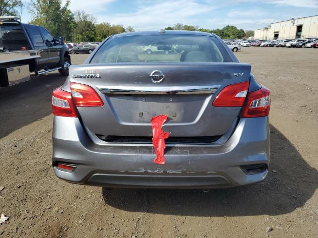 3N1AB7AP3KY338295 - 2019 NISSAN SENTRA S رمادي صورة 6