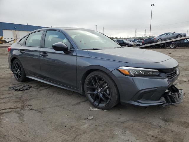 2HGFE2F56NH569398 - 2022 HONDA CIVIC SPORT GRAY photo 4