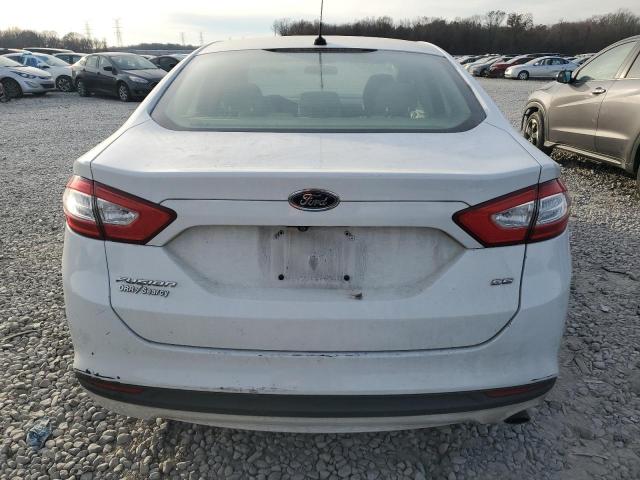 3FA6P0H75FR265311 - 2015 FORD FUSION SE WHITE photo 6