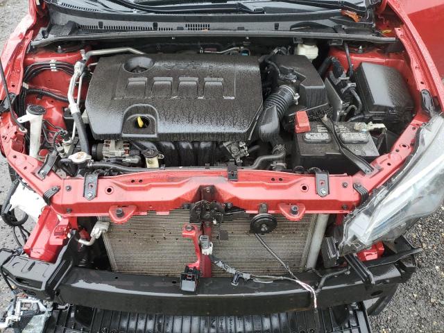 2T1BURHE3KC231369 - 2019 TOYOTA COROLLA L წითელი ფოტო 11