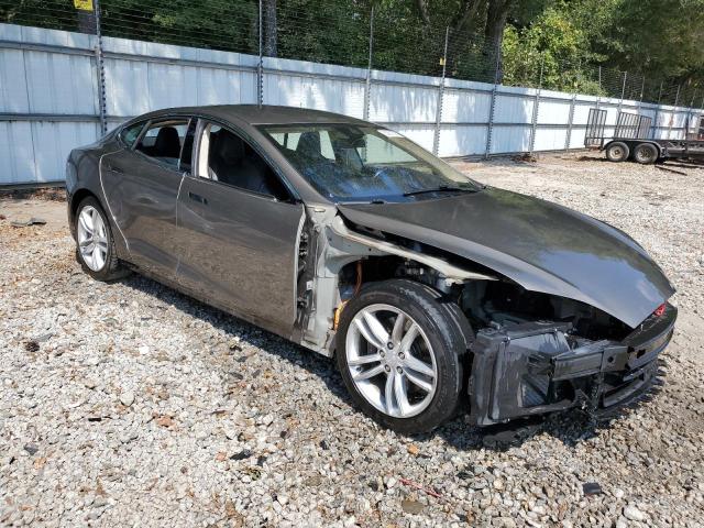 5YJSA1E25FF102636 - 2015 TESLA MODEL S BROWN photo 4