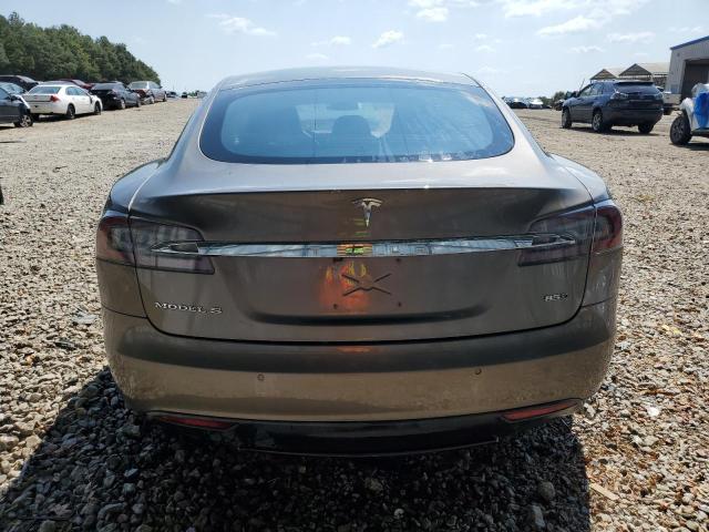 5YJSA1E25FF102636 - 2015 TESLA MODEL S BROWN photo 6