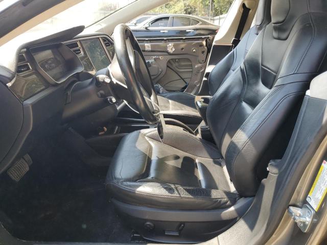 5YJSA1E25FF102636 - 2015 TESLA MODEL S BROWN photo 7