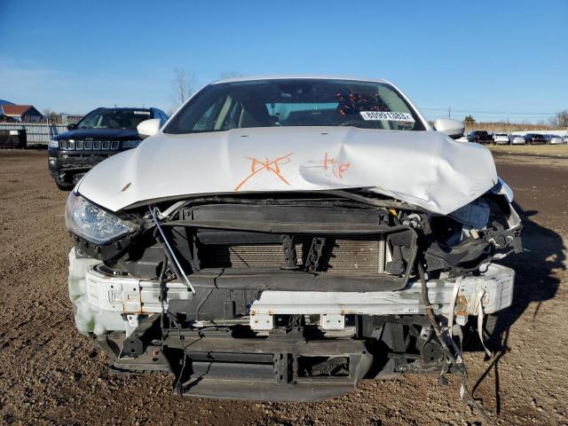 3FA6P0LU1KR212855 - 2019 FORD FUSION SE WHITE photo 5