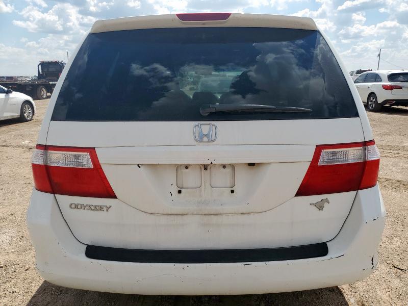 5FNRL38726B436957 - 2006 HONDA ODYSSEY EXL WHITE photo 6