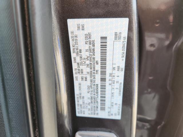 1FMCU0F73JUB95698 - 2018 FORD ESCAPE S 灰色 照片 13