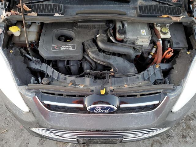 1FADP5CU6FL100786 - 2015 FORD C-MAX PREMIUM SEL GRAY photo 11