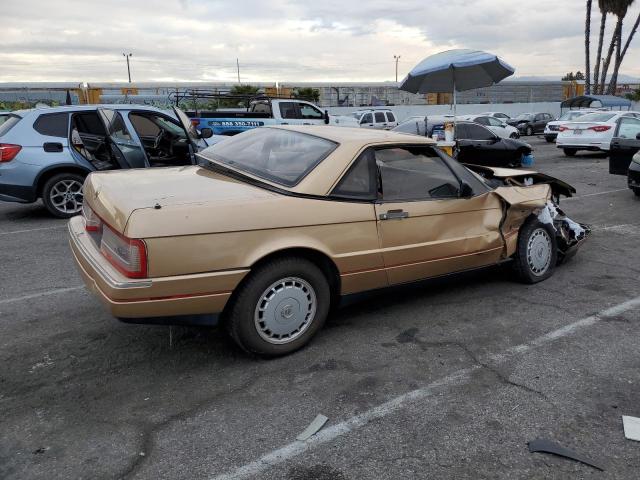 1G6VR3177HU100628 - 1987 CADILLAC ALLANTE GOLD photo 3