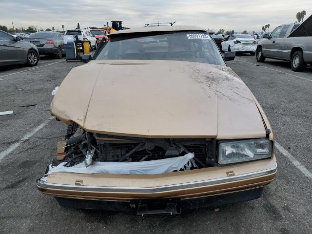 1G6VR3177HU100628 - 1987 CADILLAC ALLANTE GOLD photo 5