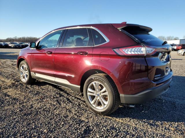 2FMPK3J90JBB14521 - 2018 FORD EDGE SEL BURGUNDY photo 2