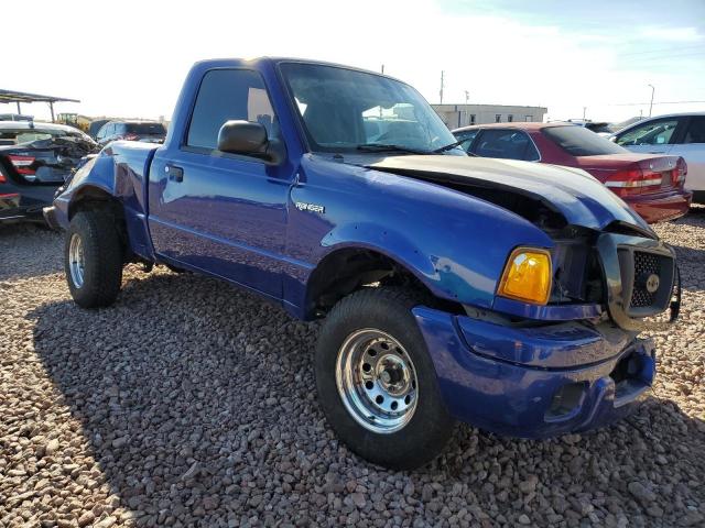 1FTYR10U55PA10880 - 2005 FORD RANGER BLUE photo 4