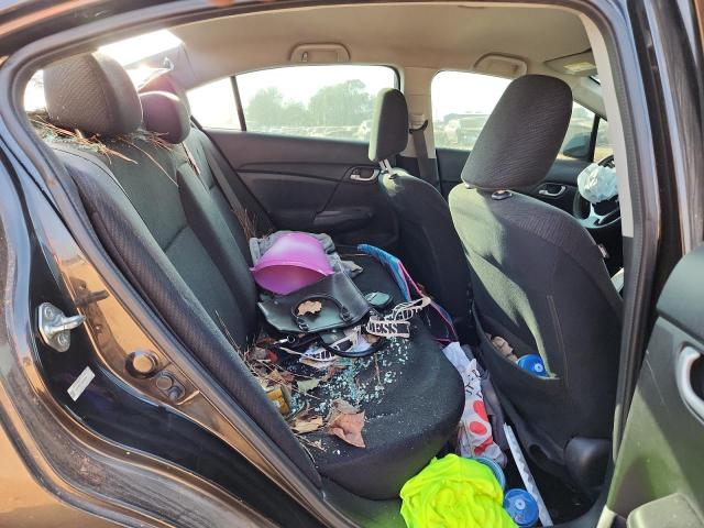 19XFB2F50DE006591 - 2013 HONDA CIVIC LX BLACK photo 10