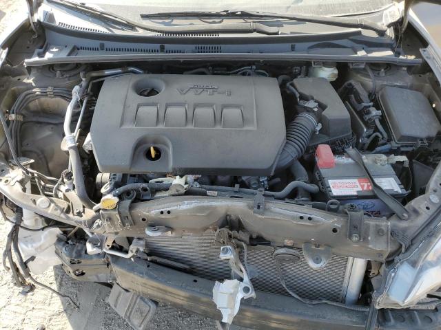 2T1BURHE2GC499725 - 2016 TOYOTA COROLLA L GRAY photo 11