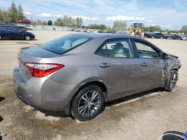 2T1BURHE2GC499725 - 2016 TOYOTA COROLLA L GRAY photo 3