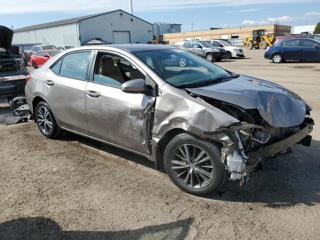 2T1BURHE2GC499725 - 2016 TOYOTA COROLLA L GRAY photo 4