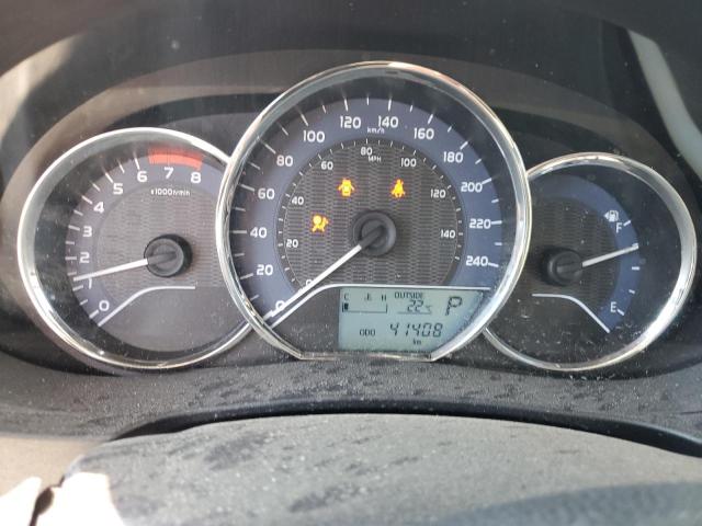 2T1BURHE2GC499725 - 2016 TOYOTA COROLLA L GRAY photo 9