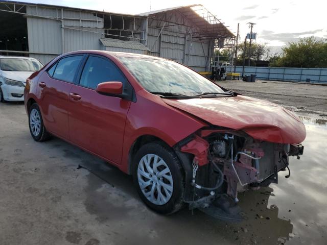 5YFBURHE3HP728060 - 2017 TOYOTA COROLLA L RED photo 4