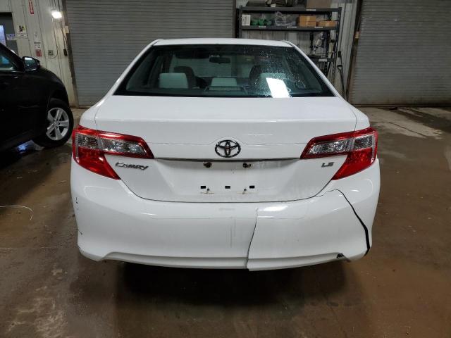 4T1BF1FK9EU332763 - 2014 TOYOTA CAMRY L WHITE photo 6