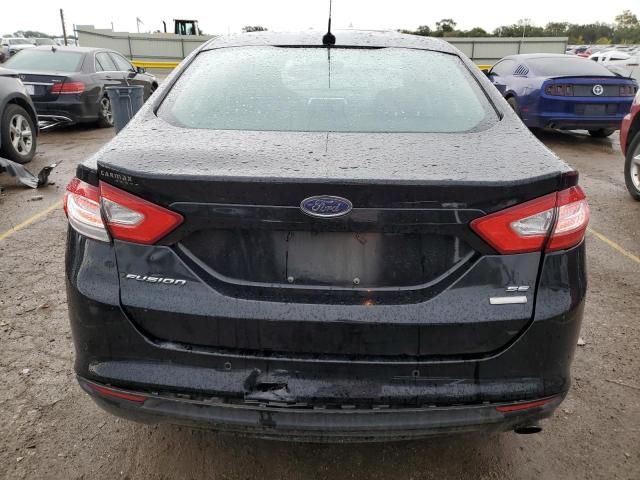 1FA6P0HD9G5133999 - 2016 FORD FUSION SE შავი ფოტო 6