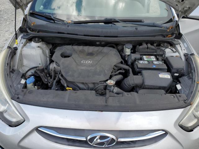 KMHCT4AE5HU208834 - 2017 HYUNDAI ACCENT SE SILVER photo 11