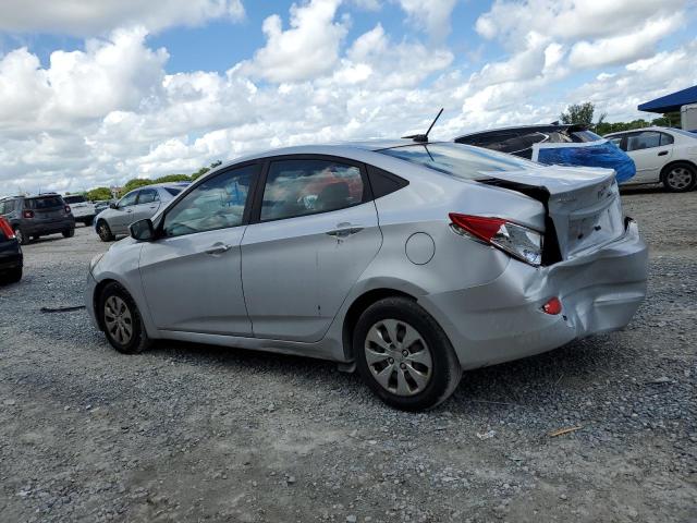 KMHCT4AE5HU208834 - 2017 HYUNDAI ACCENT SE SILVER photo 2