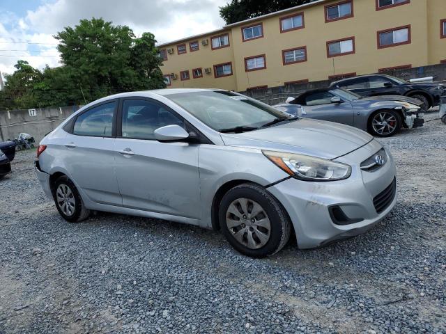 KMHCT4AE5HU208834 - 2017 HYUNDAI ACCENT SE SILVER photo 4