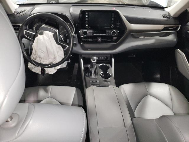 5TDGZRBHXNS206121 - 2022 TOYOTA HIGHLANDER XLE BLUE photo 8