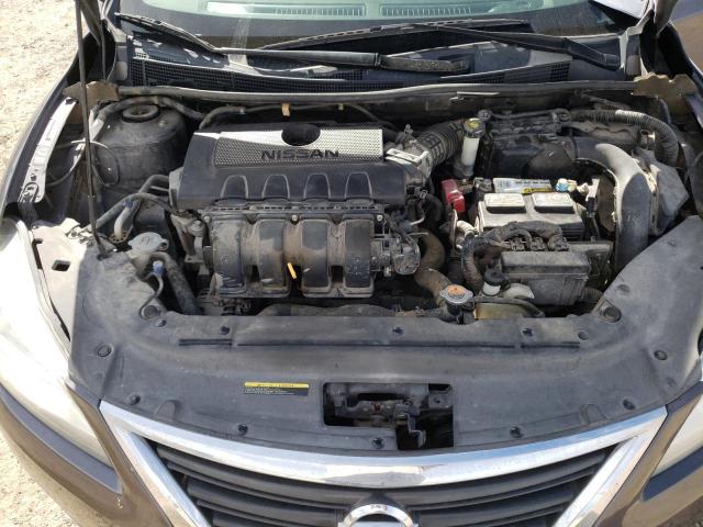 3N1AB7AP8FY347354 - 2015 NISSAN SENTRA S GRAY photo 11