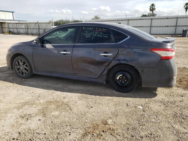 3N1AB7AP8FY347354 - 2015 NISSAN SENTRA S GRAY photo 2