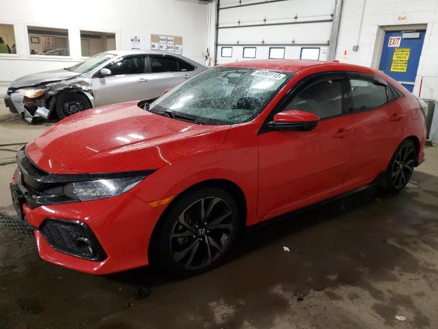 SHHFK7H40HU224076 - 2017 HONDA CIVIC SPORT 红色 照片 1