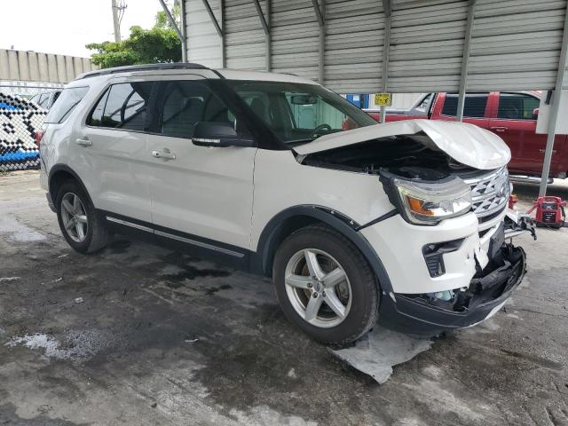 1FM5K7D86KGA84324 - 2019 FORD EXPLORER XLT Սպիտակ լուսանկար 4