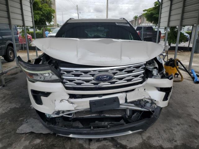 1FM5K7D86KGA84324 - 2019 FORD EXPLORER XLT Սպիտակ լուսանկար 5
