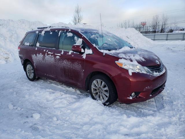 5TDDK3DC9BS023147 - 2011 TOYOTA SIENNA XLE RED photo 4