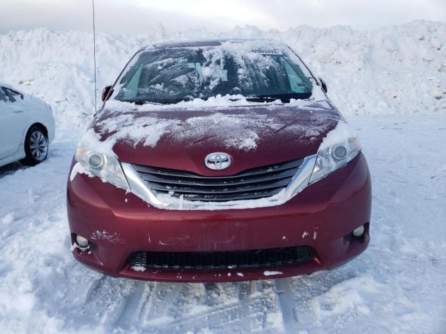 5TDDK3DC9BS023147 - 2011 TOYOTA SIENNA XLE RED photo 5