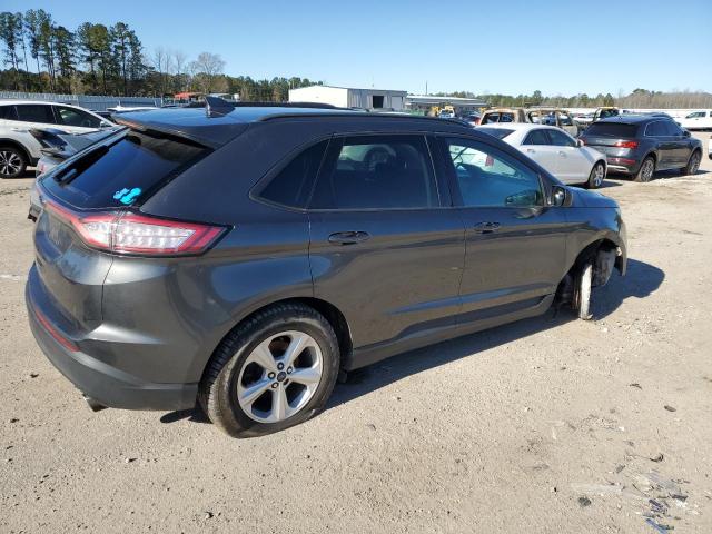 2FMTK3G85FBC21875 - 2015 FORD EDGE SE GRAY photo 3