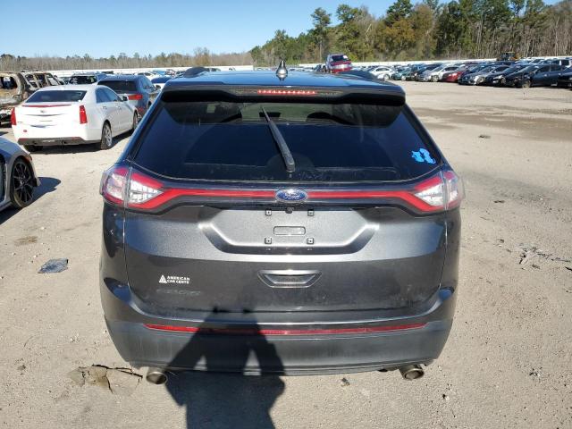 2FMTK3G85FBC21875 - 2015 FORD EDGE SE GRAY photo 6