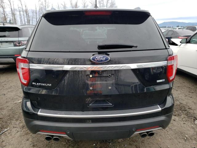 1FM5K8HT1JGC33886 - 2018 FORD EXPLORER PLATINUM BLACK photo 6