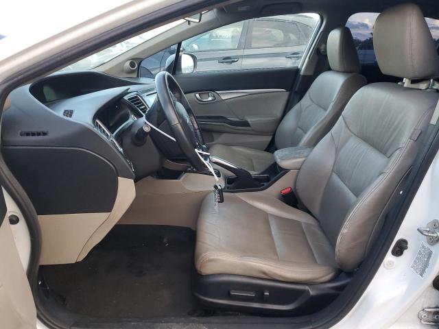 19XFB2F98EE204226 - 2014 HONDA CIVIC EXL თეთრი ფოტო 7