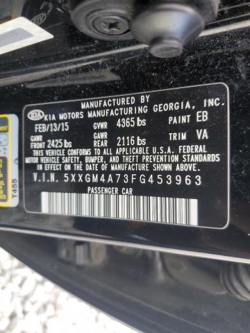 5XXGM4A73FG453963 - 2015 KIA OPTIMA LX BLACK photo 12