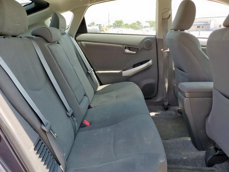 JTDKN3DU7A0197310 - 2010 TOYOTA PRIUS გრაფიტი ფოტო 10