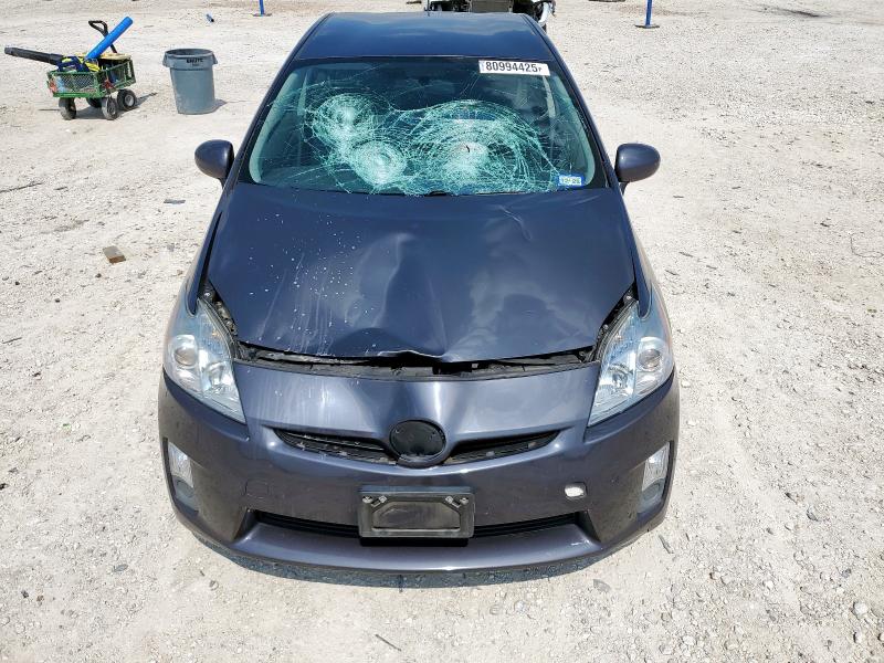 JTDKN3DU7A0197310 - 2010 TOYOTA PRIUS გრაფიტი ფოტო 5